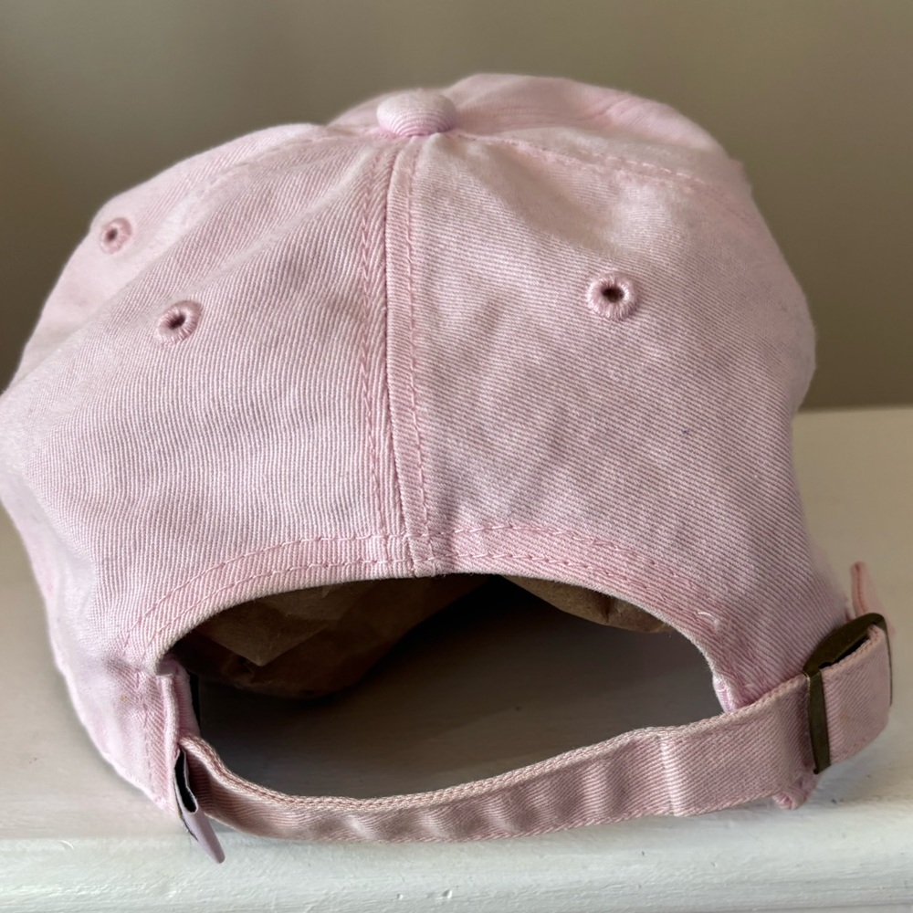 Pink Embroidered Women's Cap - Picture 4 of 6